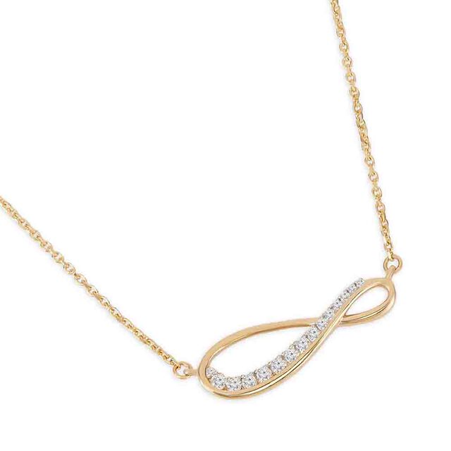 Tanishq 18KT Everyday Return Infinity Necklace for Women 4